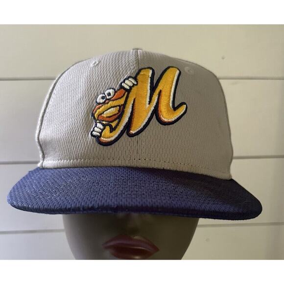 Montgomery Biscuits New Era Mens Baseball Hat Cap Flat Rays Double A Team 6 7/8 - Picture 1 of 9